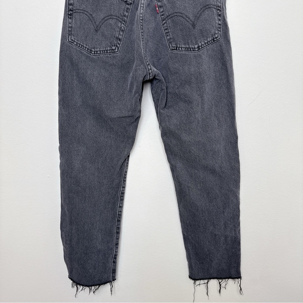 Levi's Womens 25 501 Crop Raw Hem Gray Wash Jeans - Picture 14 of 15